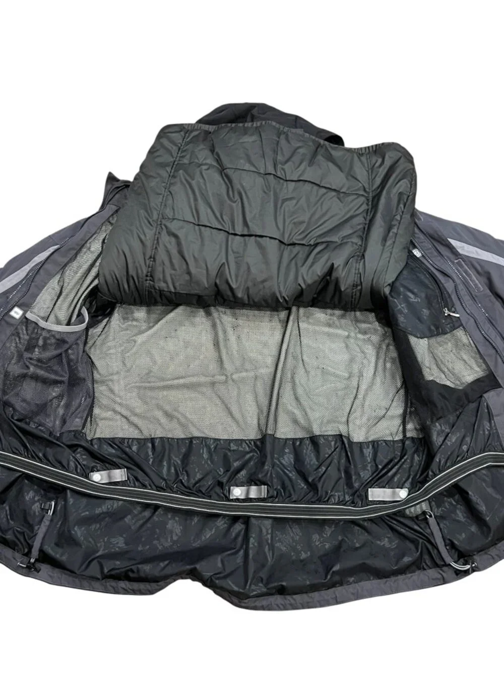 North Face Triclimate 3-in-1 Snow Jacket, Black Gray, XL